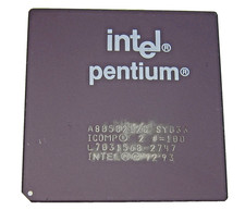 Genuine Vintage Intel Pentium SY033 120MHz Ceramic Processor A80502120 picture