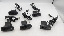 LOT OF 5 GENUINE Logitech C270 V-U0018 USB HD 720p Webcam - Built-in Microphone picture