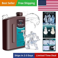 High Clear 3D Printer Resin, High Transparency 3D Printing Resin, Resist Yell... picture