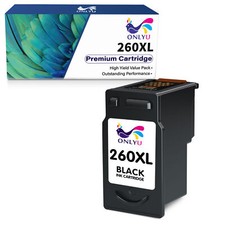 1PK PG-260XL Black Ink Cartridge For Canon PIXMA TS6420 TS6420a TR7020 Printer picture