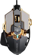 EWEADN G5 Wired Gaming Mouse with Adjustable Tail, 12800 DPI Programmable Comput picture