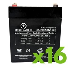 For APC RBC140 Battery Replacement 16 Pack 12V 5Ah High-Rate Discharge UPS AGM picture