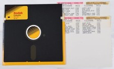 Vtg Kodak Computer Floppy Disk-Collectible, Untested, As-Is (Atari Antic Aug 89) picture