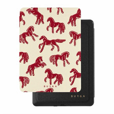 BURGA Vegan Leather Folio Case Kindle Paperwhite 5 11th Gen Mustang Horse picture