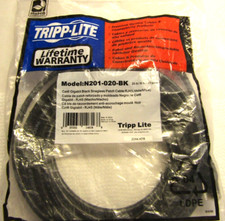 Tripp.Lite N201-020-BK 20ft Cat6 Black Snagless Patch Cable picture