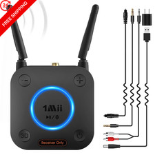 [Upgraded] 1Mii B06Pro Long Range Bluetooth Receiver, HiFi Black picture