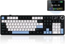 EPOMAKER X AULA F108 PRO Wireless Gaming Keyboard with Screen, 8000mAh Battery,… picture