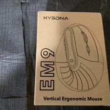 KYSONA Ergonomic Wireless Rechargeable Mouse Vertical Quiet Ergo Mouse picture