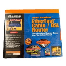 Linksys EtherFast 100 Mbps 1-Port 10/100 Wireless B Router (BEFSR11) New Sealed picture