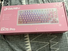 DAREU EK75 Pro Sakura Pink 75% Wireless Mechanical Gaming Keyboard NEW Sealed picture