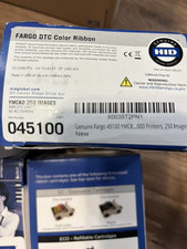 4- Fargo 045100 Smartload DTC Color Ribbon Cartridges picture