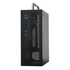 Mini ITX Computer Case with 300W 1U Small Power Supply Steel Mini Tower Cases picture