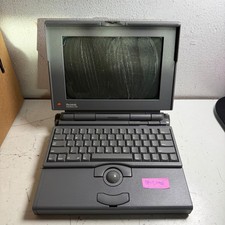 Vintage Apple Macintosh PowerBook 145B M5409 Gray 1-bit LCD Laptop - For Parts picture