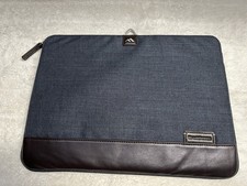 Brenthaven Collins Collection Laptop Sleeve Case Blue Chambray Fits 13-14