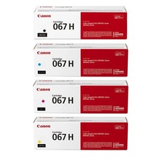 Canon 067H High Yield Compatible Toner Set Black Cyan Yellow Magenta 4-Pack picture
