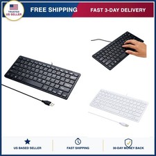I Focus Mini 78-Key Wired USB Keyboard Compact for Laptop PC Mac picture