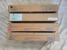 Set of ( 4 )Konica Minolta TN328K TN328M TN328Y Black, Cyan,Magenta,Yellow,New picture