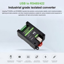 Industrial Grade Isolated Converter USB to RS485/RS422 Support Wall-Mounted Rail picture