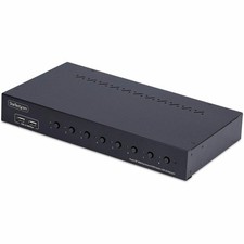 StarTech 8-Port DisplayPort KVM Switch with 1U Rack Mount Kit, 4K 60Hz DP 1.2, picture