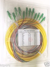 lot of 10 12 Strand 9/125 Fiber Optic Pigtail 3m LC/APC ,Fiber pigtail- 5467 picture