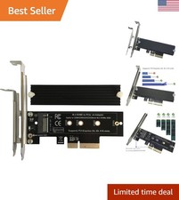 High-Speed M.2 PCIe 3.0/4.0 x4 Adapter – Supports NVMe & AHCI SSDs with Heatsink picture