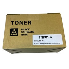 TNP81K Black Toner Cartridge Konica Minolta bizhub C3300i C4000i New Sealed picture