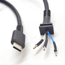 20pcs 1.8M/6ft Universal USB C Type C 3 wires Data Charger Pigtail Cord Cable picture