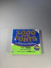 Cosmi 1000 Best Fonts & Symbols CDRS857 BRAND NEW picture