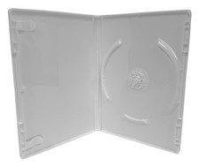 PREMIUM STANDARD Shiny Glossy White Color Single DVD Cases Lot picture