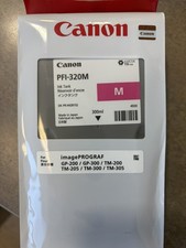 Genuine Canon PFI-320M MAGENTA Ink Tank GP-200 GP-300 TM-200 TM-300 NEW 01/2028 picture