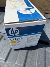 HP CE252A Yellow Toner Cartridge LaserJet CP3525 504A ColorSphere Genuine OEM picture
