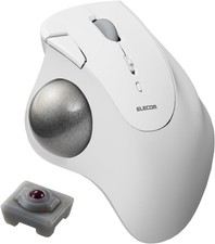 ELECOM Ergonomic Comfort Design Trackball IST Bluetooth 5.3  Smooth Tracking picture