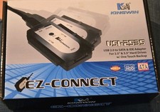 Kingwin EZ-Connect USI-2535 USB 2.0 SATA  IDE Adapter One Touch Backup Bk A3/2 picture