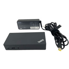 Lenovo ThinkPad USB-C Dock 40A9 DK1633 with 90W Power Supply and USB-C Cable picture
