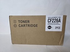 2 PK CF226A Toner Cartridge HP 26A NEW OPEN BOX Sealed Cartridges Blk picture