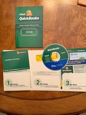 IINTUIT QUICKBOOKS PRO 2008  WITH KEY   PREOWNED    READ picture