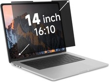 Removable Nano-Suction Privacy Screen for 14 Inch Laptop 16:10, Anti-Glare Shiel picture