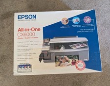 NEW Epson Stylus CX6000 All-in-One Inkjet Printer Color Scanner Copier Unopened picture