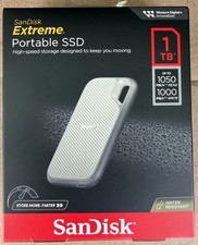 SanDisk 1TB Extreme External SSD USB 3.2 Gen 2 Up to 1050MB/s SDSSDE51-1T00-AW25 picture