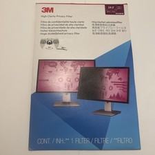 3M High Clarity Privacy Filter Black for 24