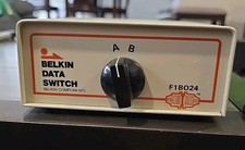 Belkin Data Switch F1B024, 2-Ports, Great Condition, Durable Metal Case No Cable picture