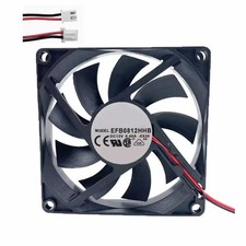 Cooling Fan For DELTA EFB0812HHB-5X20 80*80*15MM DC12V 0.40A 2lines New picture