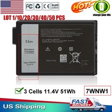 ✅LOT 7WNW1 Battery For Dell Latitude 5420 5424 7424 Rugged Extreme GK3D3 DMF8C picture