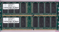 1GB 2x512MB PC-3200 NANYA NT512D64S8HC0G-5T DDR-400 RAM MEMORY KIT DDR1 PC3200 picture