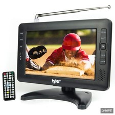 Portable TVs Tyler 9 TV LCD Monitor Rechargeable Battery Powered Wireless HD-TV picture