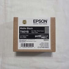 Genuine Epson T46Y8 50ML Matte Black Ink Cartridge SC-P900 Exp 04/2026 - New picture