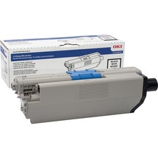 Oki Original LED Toner Cartridge - Black - 1 / Each (46508704) picture