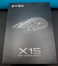 EVGA X15 MMO Gaming Mouse Wired Black 16000 DPI 20 Buttons 8K Hz NIB Sealed picture