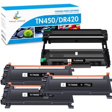 3PK TN450 & 1PK DR420 Toner Drum Combo for Brother HL-2270DW 2240 2280DW 7360N picture