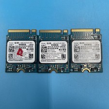 (LOT OF 3) KIOXIA 128GB SSD M.2 NVMe 1.18